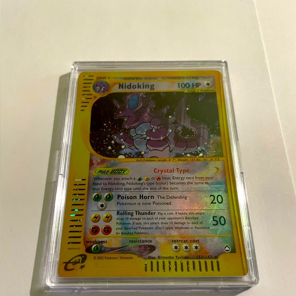 Nidoking 150/147 Pokémon trading card